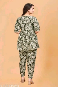 Nirja Creation Fancy Designer American Crepe Low price Kurta pant - Xl