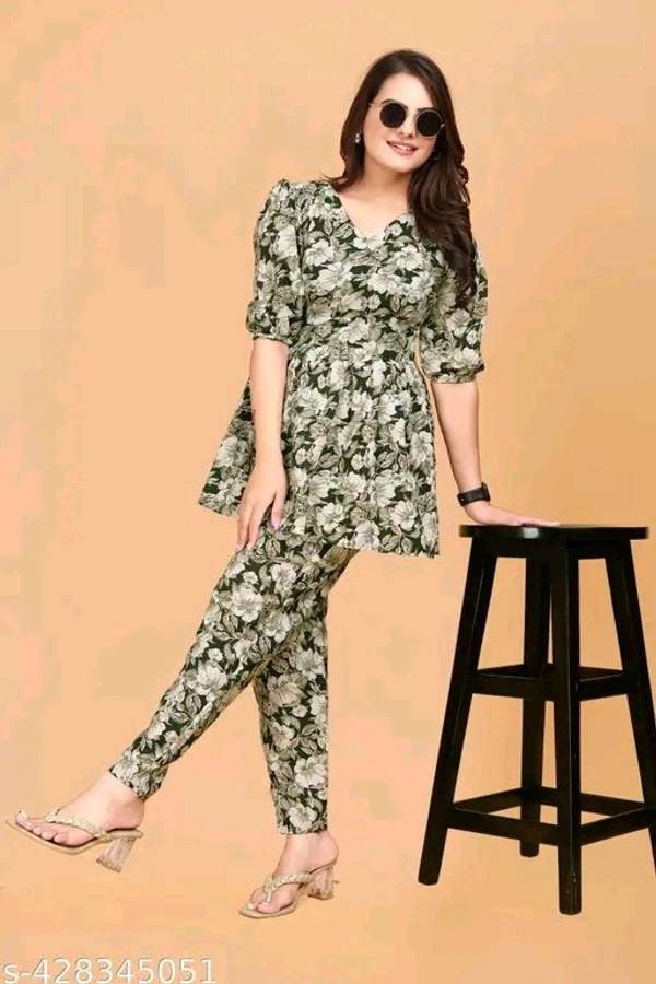Nirja Creation Fancy Designer American Crepe Low price Kurta pant - Xl