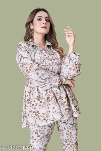 Trendy  Women Top & Bottom Sets - S