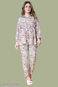 Trendy  Women Top & Bottom Sets - Xxl