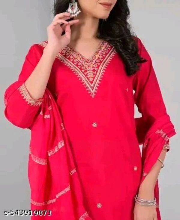 Kurti With Dupatta & Bottomwear - Xl