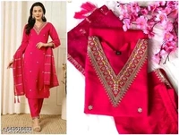 Kurti With Dupatta & Bottomwear - Xl