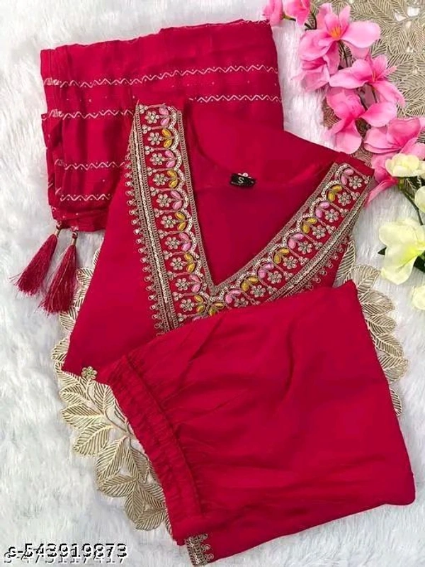 Kurti With Dupatta & Bottomwear - Xl