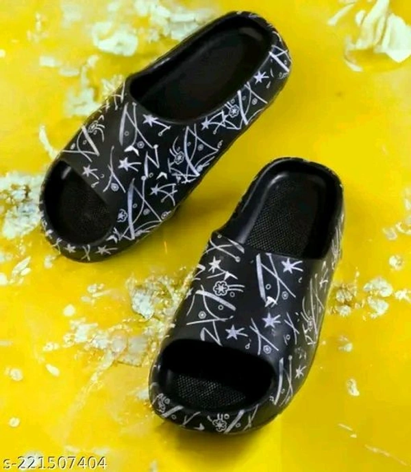 Trendy Men's EVA Zig Zag Lightweight Flip-Flops Slippers Slides - 9