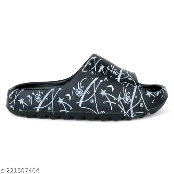Trendy Men's EVA Zig Zag Lightweight Flip-Flops Slippers Slides - 9