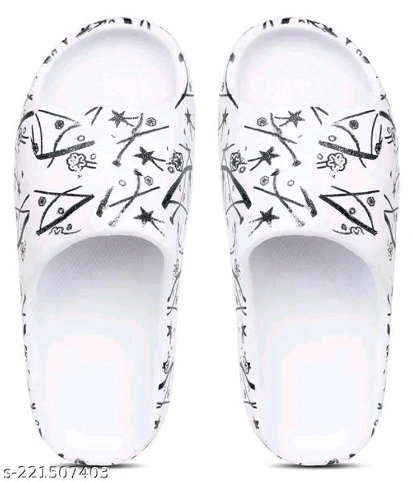 Trendy Men's EVA Zig Zag Lightweight Flip-Flops Slippers Slides - 6