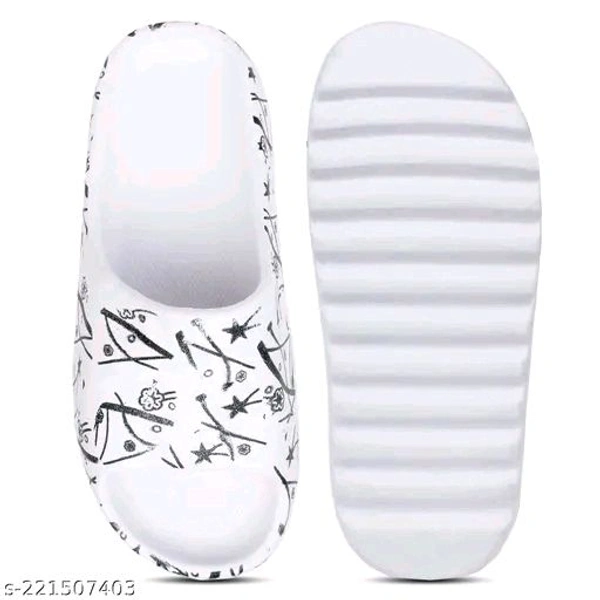Trendy Men's EVA Zig Zag Lightweight Flip-Flops Slippers Slides - 6