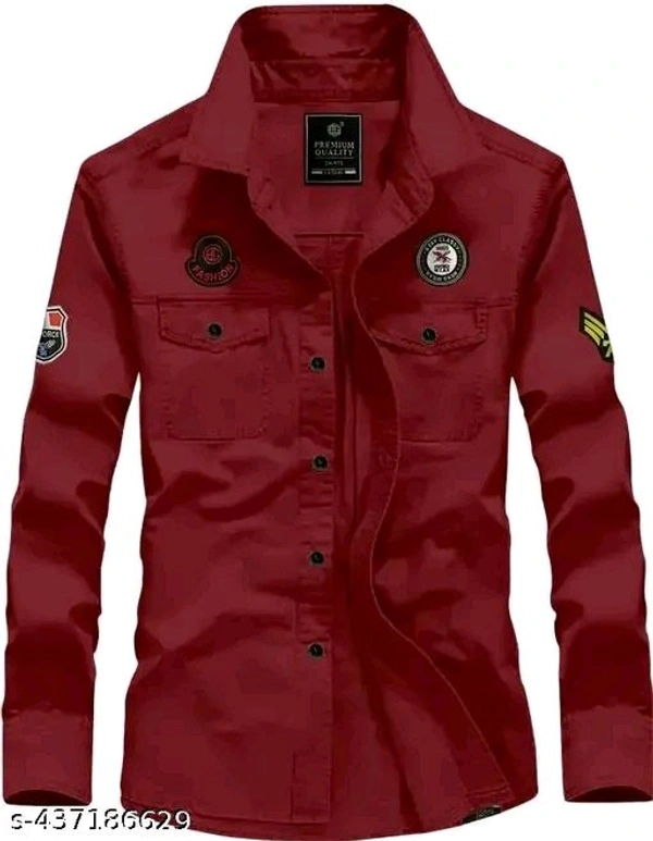 Elixir fire double Pocket cottten cargo shirt. - Xl