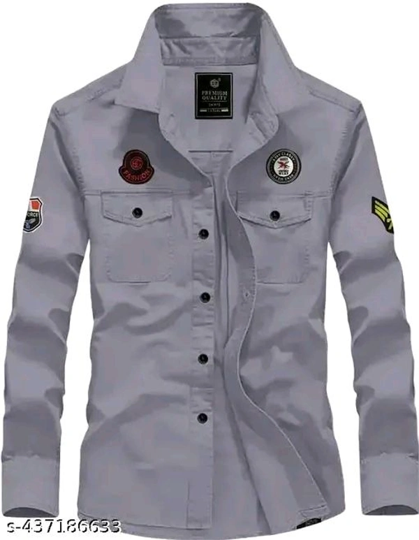 Elixir fire double Pocket cottten cargo shirt. - Xs