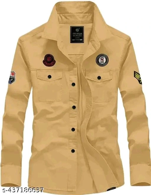 Elixir fire double Pocket cottten cargo shirt. - Xl