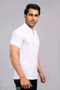 MENS SOLID T SHIRT - S