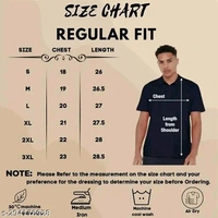 Mens Solid Polo Cotton Blend Tshirt - M
