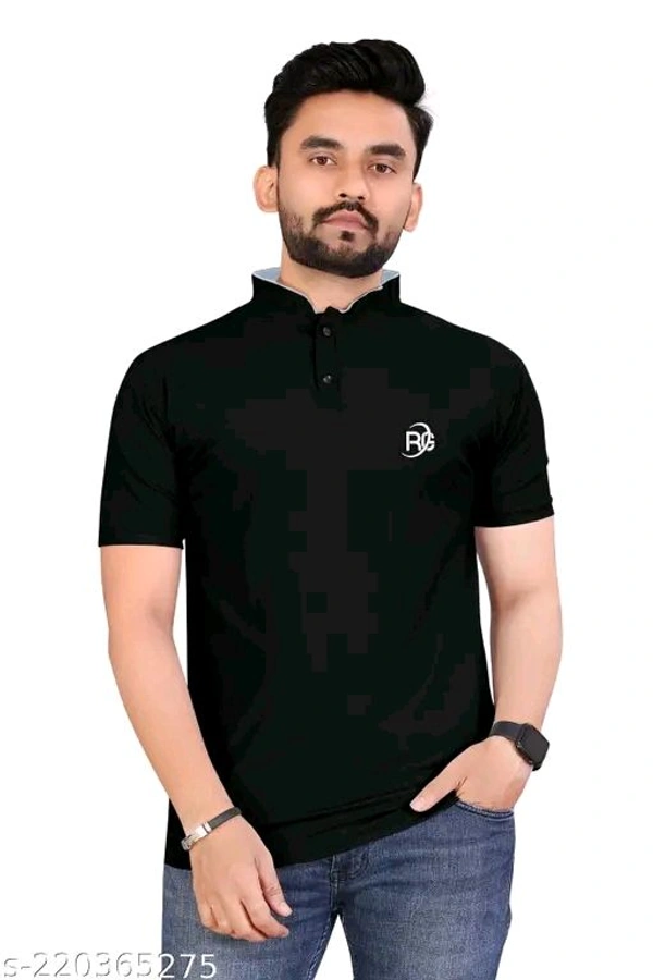 Chines Collar T shirt - M