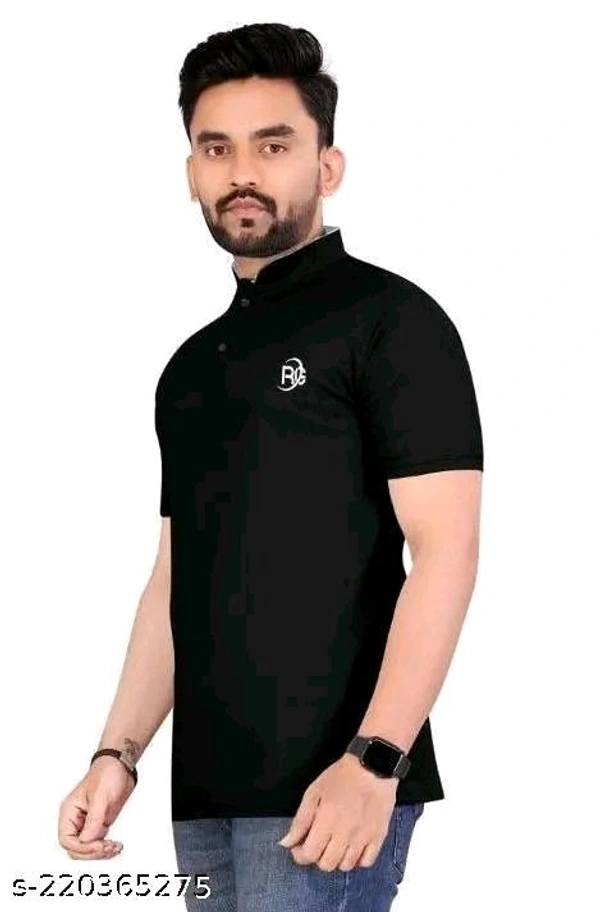 Chines Collar T shirt - Xl