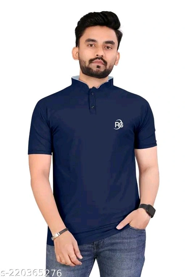 Chines Collar T shirt - L