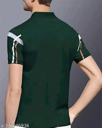 GESPO Men's Checked Polo Green Tshirts - Xxl