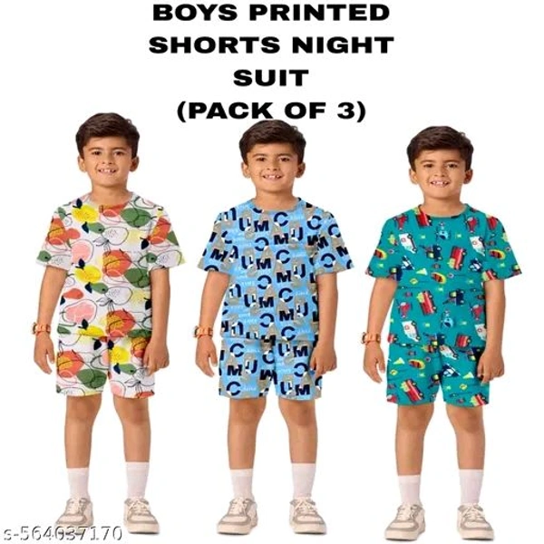 Elegant Boys Nightsuits - 2-3 Years