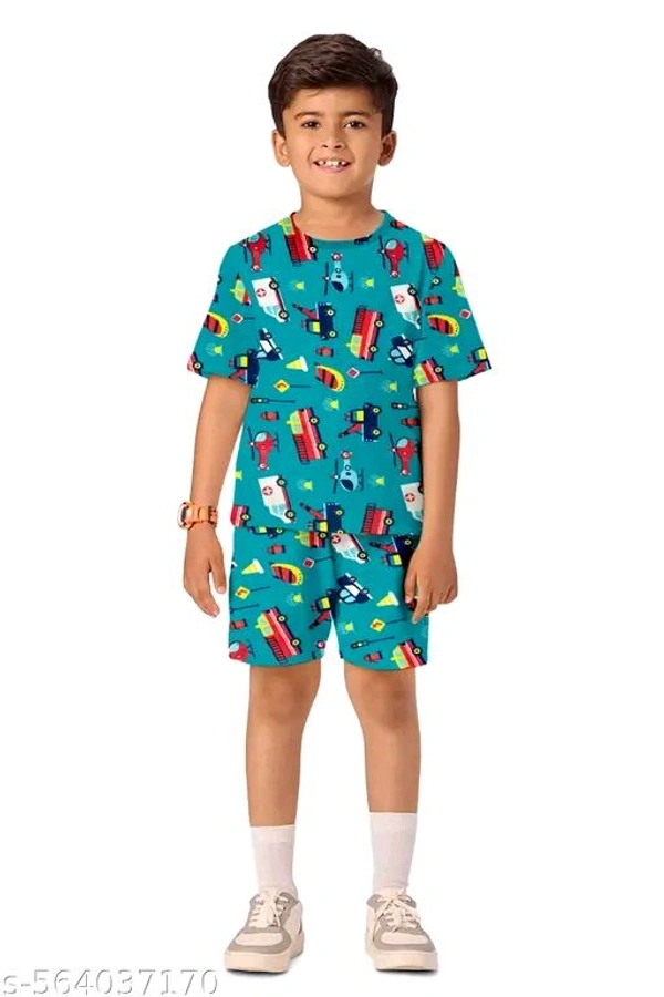 Elegant Boys Nightsuits - 4-5