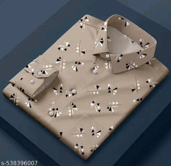 Men's Micro Print Regular Spread Collar Shirts - Xxl