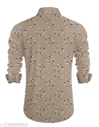 Men's Micro Print Regular Spread Collar Shirts - Xxl