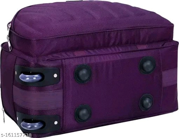 60 L Strolley Duffel Bag - Unisex Polyester Medium Size Travel Weekender Duffle Bag for Men & Women Luggage Bag For Men and Women