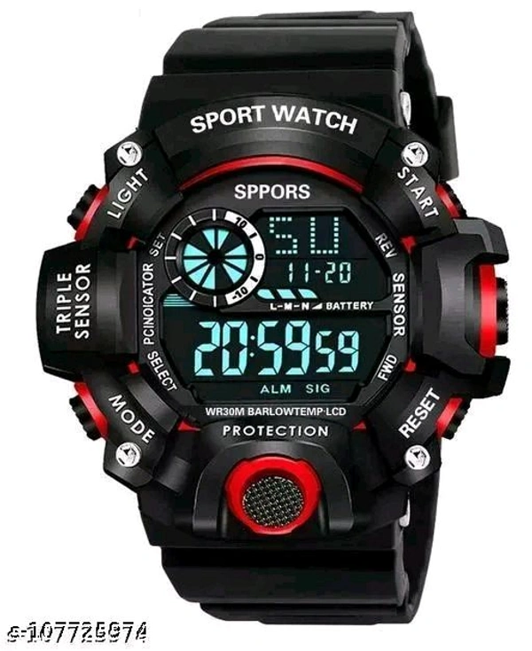 Army Kids-Boys Black Rubber Casual Sports Watches