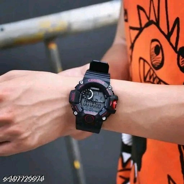 Army Kids-Boys Black Rubber Casual Sports Watches