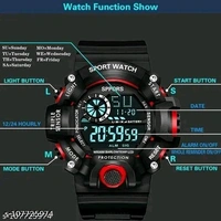 Army Kids-Boys Black Rubber Casual Sports Watches