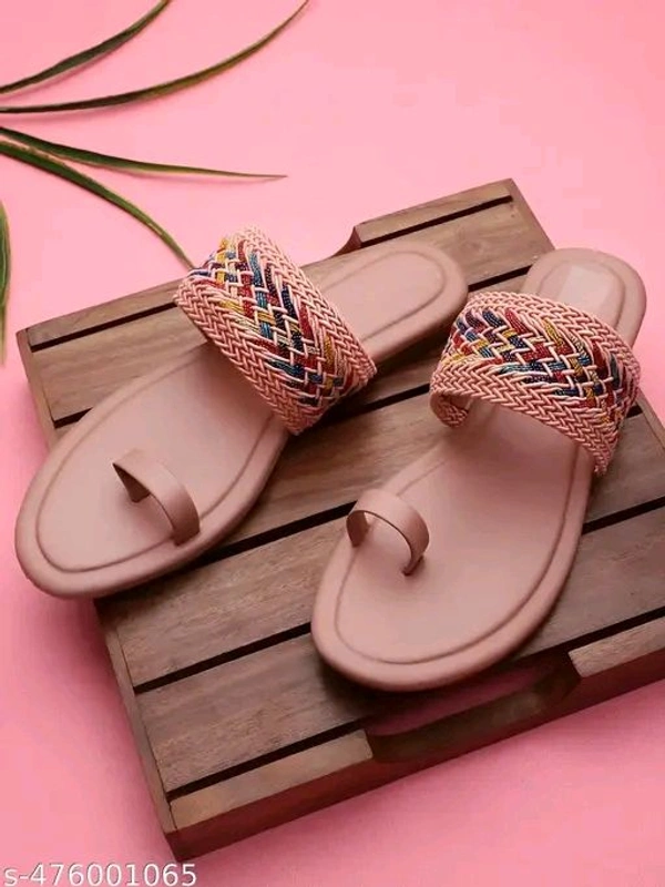 Zoyi Ethnic Look Flats || Made In INDIA - 7