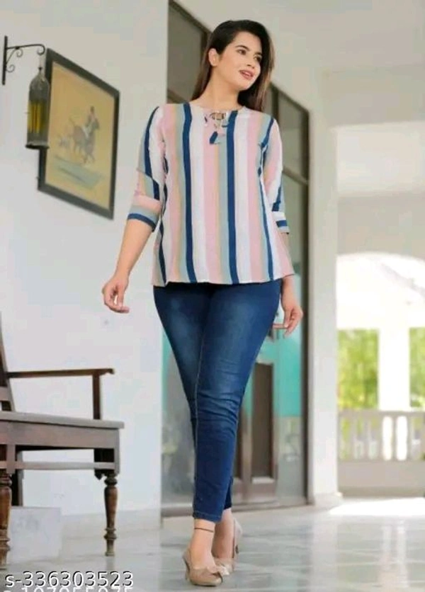 Trendy Feminine Women Tops & Tunics - S