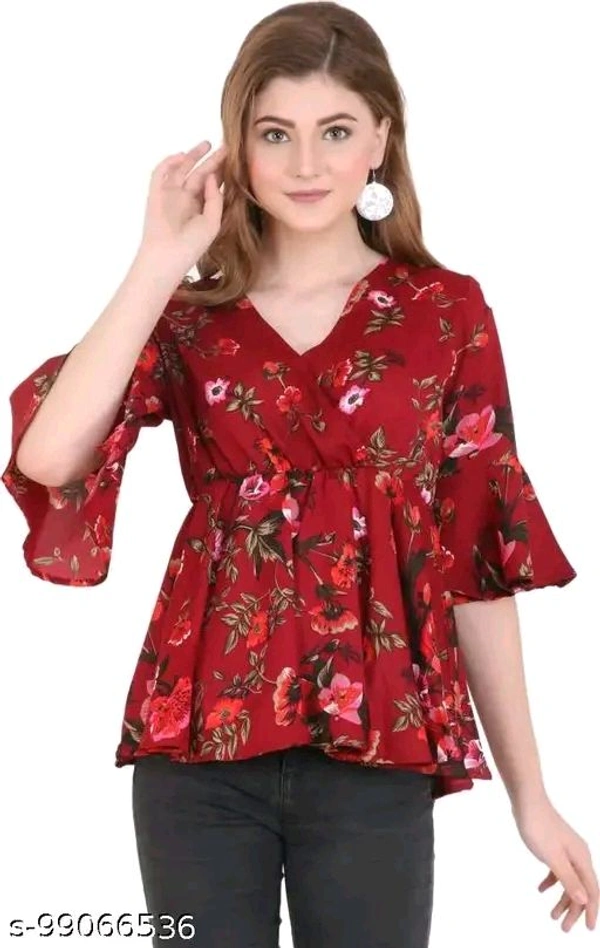 Charvie Wrap Top - M