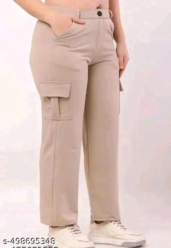 Pack of "Brown & Beige" Extended Cargo Pant For Women - Xl