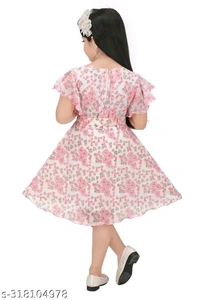 Modern Fancy Girls Frock & Dresses - 1-2 Years