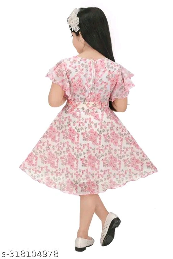 Modern Fancy Girls Frock & Dresses - 1-2 Years