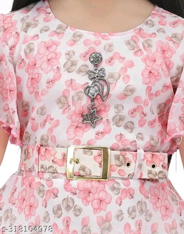 Modern Fancy Girls Frock & Dresses - 1-2 Years