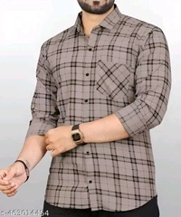 Trendy Modern Men Shirts - M