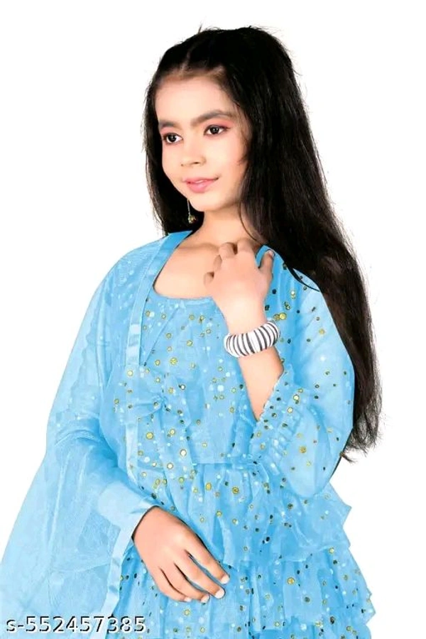 Comfy Girls Ethnic Gowns - 15-16
