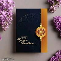 Periapt Rakhi For Brother | Rakhi With Roli&Chaval | Rakhi With Greeting Card | Designer Rakhi | Rakhi For Brother/Sister | Rakhi With Silver Coin K1_703