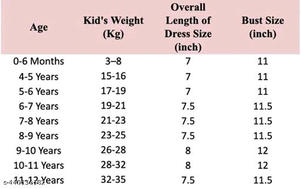 Angel Girls Frock & Dresses - 11-12