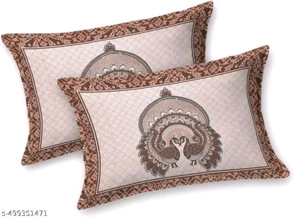 100% Pure Cotton Jaipuri Printed Double Bedsheet With 2 Pillow Covers And Single Bedsheet With 1 Pillow Cover
