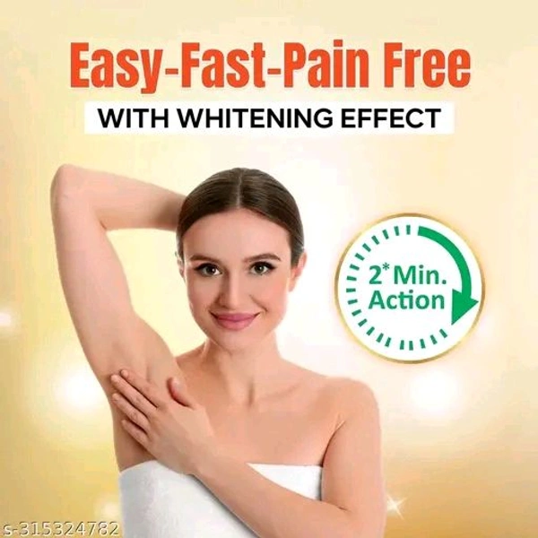 Aaryanveda Papaya Hair Removal Cream | 2-Minute Action, Whitening Effect, Active Smooth Formula, Painless & Gentle Hair Remover for Men & Women 180 gm (Pack of 3)