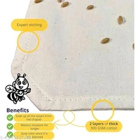 Sami Studios 100% ORGANIC Cotton Washable Hygienic Roti Clothes|Roti Cover|Puri Cover|Tortilla Cover|Chapati Rumals|Traditional Roti Rumals|Sandwich Wrap|Muslin Cloth|Roti Clothes Wrap|Chapati Cover|roti wrapping paper |chapati wrapping paper|for tiffin| Lunch Box|Kitchen|For School Kids – 2 Pcs