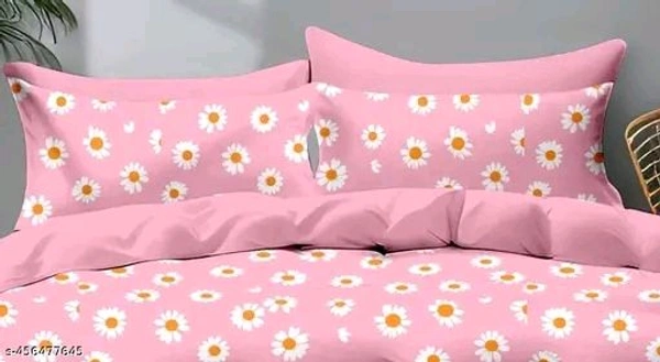 Super Soft Cotton Double Bed Queen Sized Bedsheet with 2 Pillow Covers || Cotton Double Bed Bedsheet with Modern Elegant Prints| Stylish Printed Cotton Bedsheet