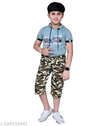 Modern Funky Kids Boys Shorts - 9-10