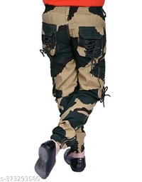 Military Boys Track Pant Stylish Six Pocket Boys Cargo Jeans Pant / Kids Denim Jogger  Denim Jeans Pant - 6-7 Years