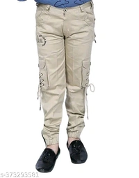 Military Boys Track Pant Stylish Six Pocket Boys Cargo Jeans Pant / Kids Denim Jogger  Denim Jeans Pant - 5-6