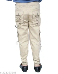 Military Boys Track Pant Stylish Six Pocket Boys Cargo Jeans Pant / Kids Denim Jogger  Denim Jeans Pant - 6-7