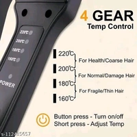 Highex / Black, Plastic / Hair straightener, Pack of 1