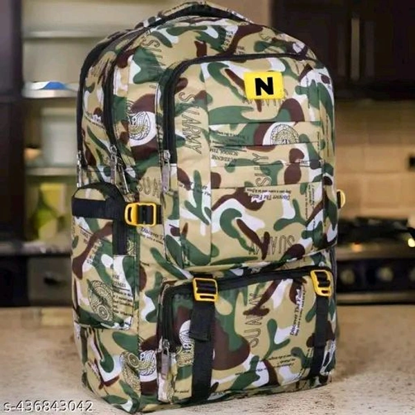 Military Print Backpack Hiking/Trekking/Rucksack Bags for Men & Women - 55 Liters