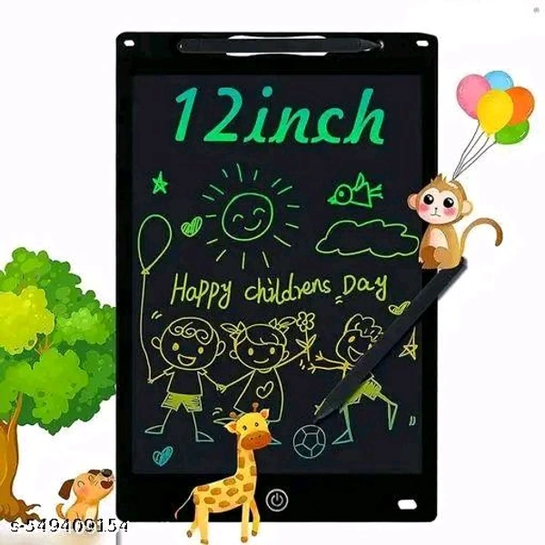 Re-Writable LCD Writing Tablet Pad with Screen 21.5cm (8.5Inch) for Drawing, Playing, Handwriting Best Birthday Gifts for Adults & Kids Girls Boys, Multicolor